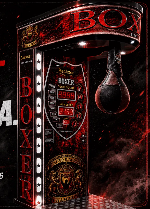 Máquina de boxeo recreativa Backser de la gama 2026